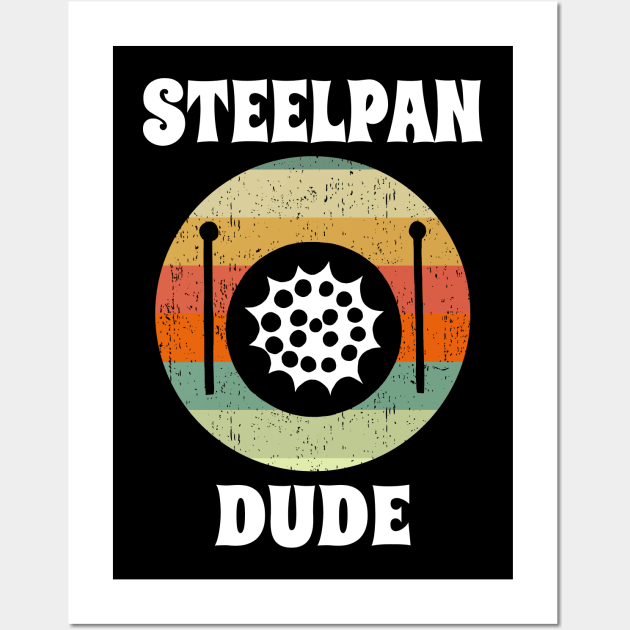 Steelpan Dude Wall Art by coloringiship